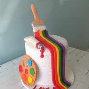 Rainbow Unicorn Cake 1