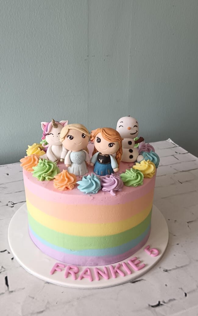Rainbow Unicorn Cake 10