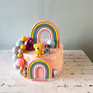 Rainbow Unicorn Cake 5