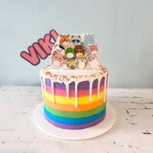 Rainbow Unicorn Cake 7
