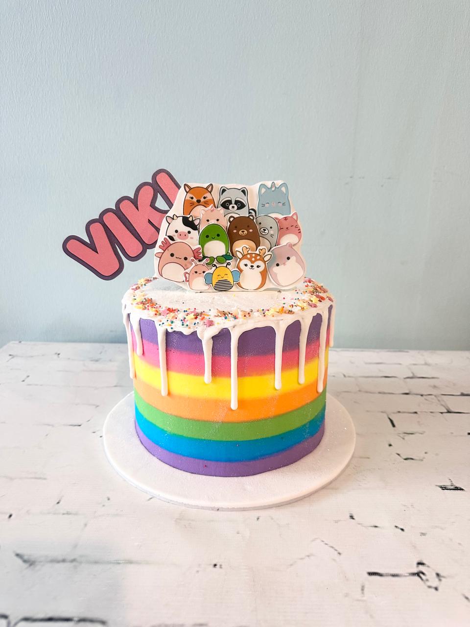 Rainbow Unicorn Cake 7